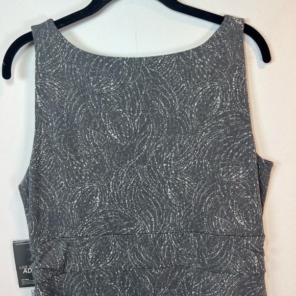 Eddie Bauer Lily Travel Dress Gray Faux Wrap UPF 50+ NEW Women's Size Large Tall - Picture 11 of 14